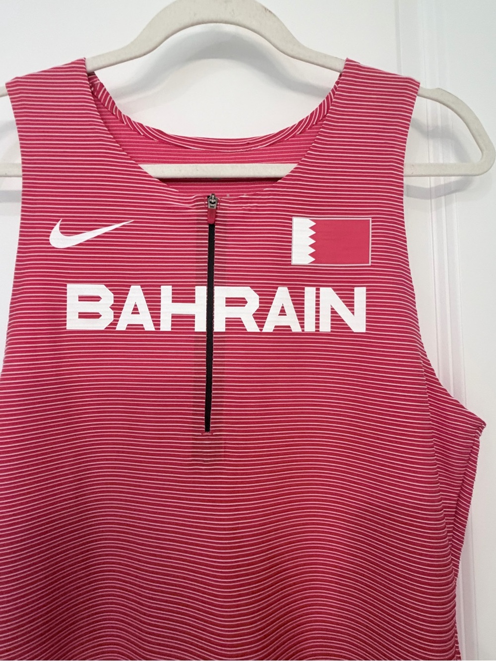 Nike Red Bahrain Racing Singlet Unitard - Picture 2 of 5